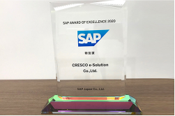 SAP社「Award of Excellence 2020」特別賞